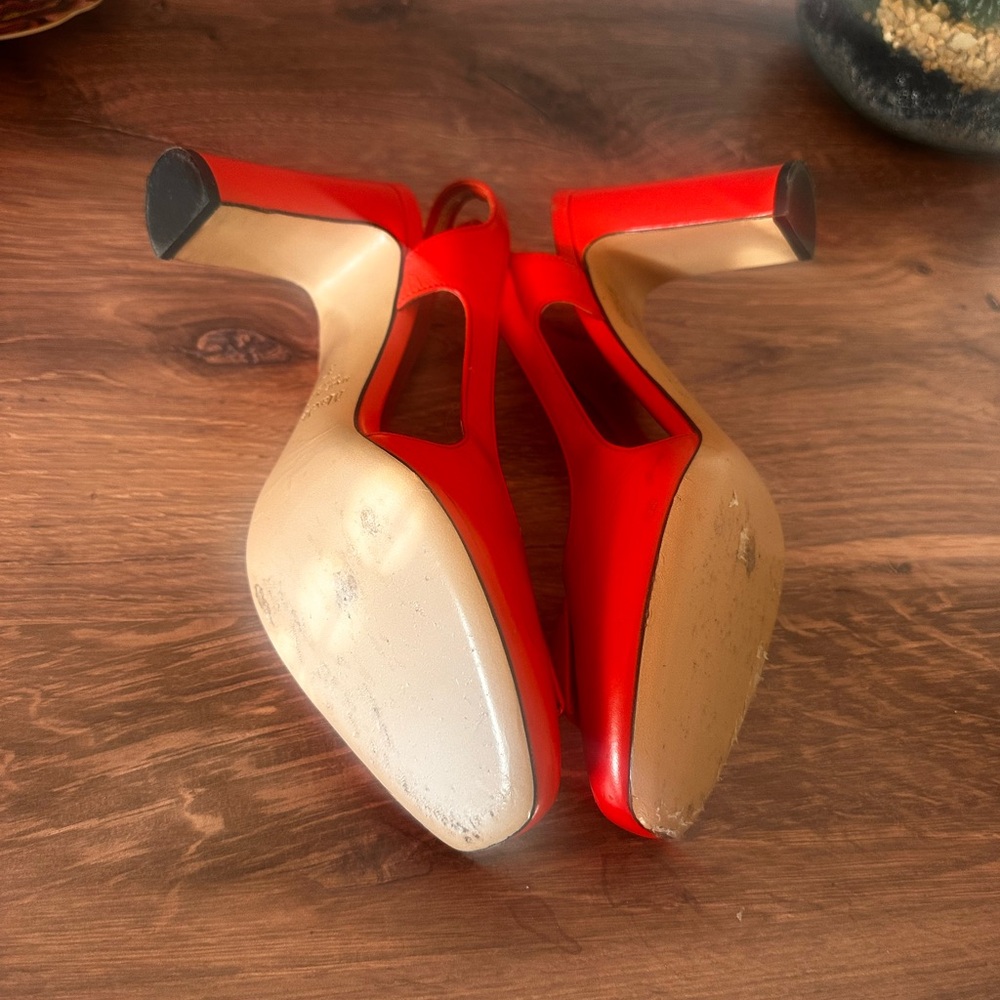 MaxMara Bold Red Heels - Picture 4 of 6